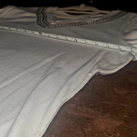 NWT Quaker Factory blouse with gold sequence - Picture 9 of 12